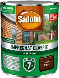 Impregnat do drewna Sadolin Ciemny orzech 0,75 l