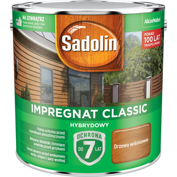Impregnat do drewna Sadolin Drzewo wiśniowe 2,5 l