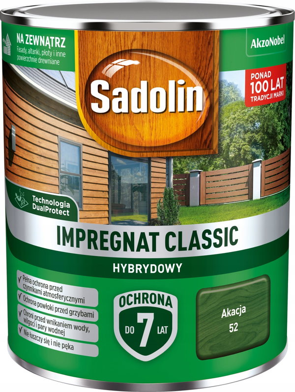 Impregnat do drewna Sadolin akacja 0,75 l