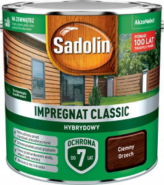 Impregnat do drewna Sadolin 2,5 l ciemny orzech