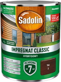 Impregnat do drewna Sadolin Tek 3 0,75 l