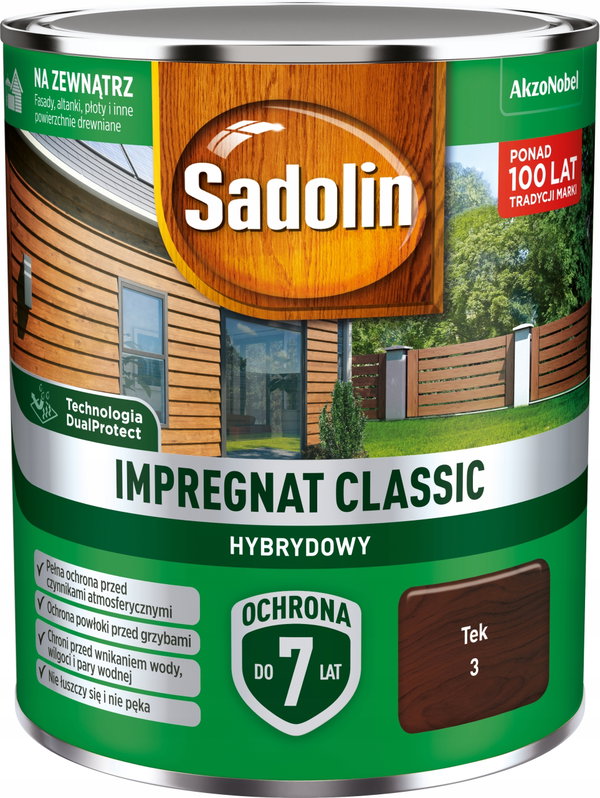 Impregnat do drewna Sadolin Tek 3 0,75 l
