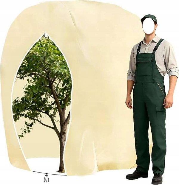 Agrotkanina kaptury ochronne biały 120 x 180 cm 80 g/m²