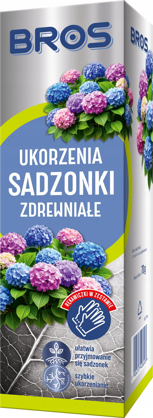 BROS Ukorzenia sadzonki zdrewniałe, ukorzeniacz 70 g