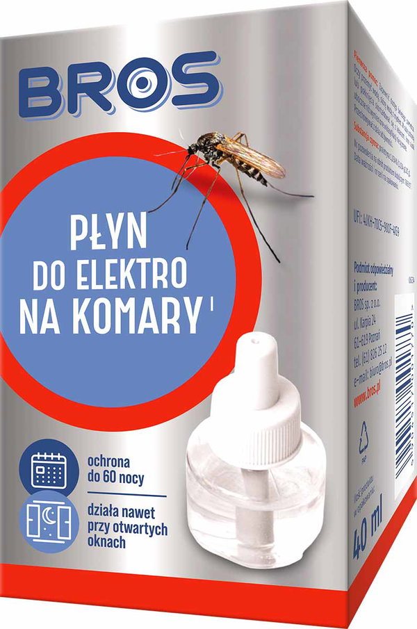 BROS Płyn do elektro na komary 60 nocy