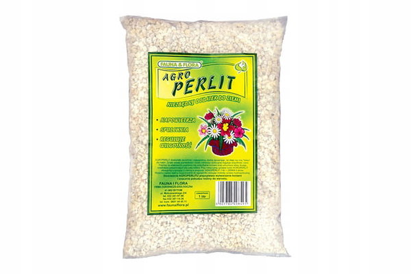 Agro Perlit 5 l biały 0-0 mm do napowietrzania podłoża
