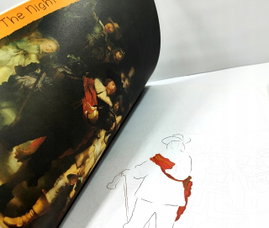 KOLOROWANKA. DAWNI MISTRZOWIE. ART FOR COLOURING. REMBRANDT / DZIEŁA