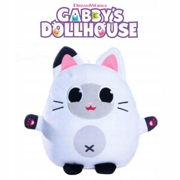 KOCI DOMEK GABI KICIUŚ PANDUŚ MASKOTKA PRZYTULANKA PLUSZAK SQUISHY 30 CM