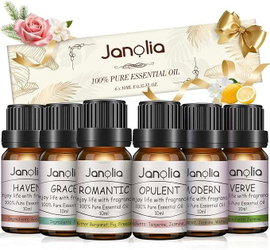 Olejki eteryczne do dyfuzora nawilżacza zapachowe naturalne zestaw 6x10ml