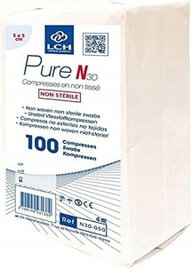 Kompresy gazowe włókninowe Opatrunki niejałowe 5x5cm 10x100szt