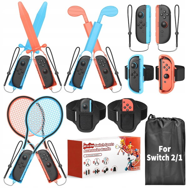 Zestaw Akcesoriów Sportowych do konsoli Nintendo Switch 2 ,13w1