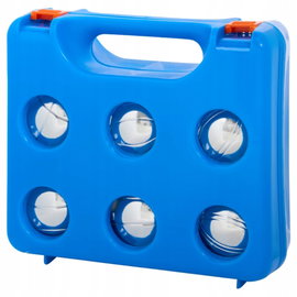 Kule do Gry BOULE PETANQUE BULE petanka 6 metalowych kul zestaw na piknik