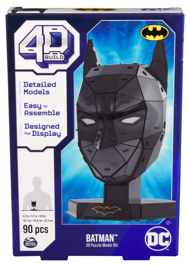 PUZZLE 4D BUILD BATMAN MODEL CZARNA FIGURKA BOHATER 3D