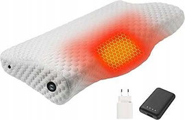 Poduszka elektryczna wyprofilowana rozgrzewająca z power bankiem 51x30cm