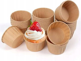 Papierowe foremki do muffinek 50 szt standardowa forma do pieczenia deserów