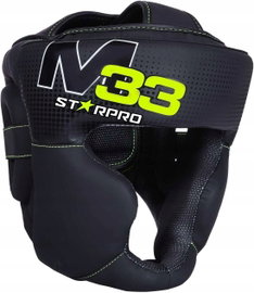 Kask Bokserski z ochroną policzków sportowy kickboksing MMA 50x51cm