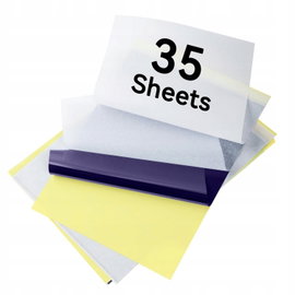 Papier transferowy termiczny A4 do tatuażu do drukarek TP81/M08F 35szt
