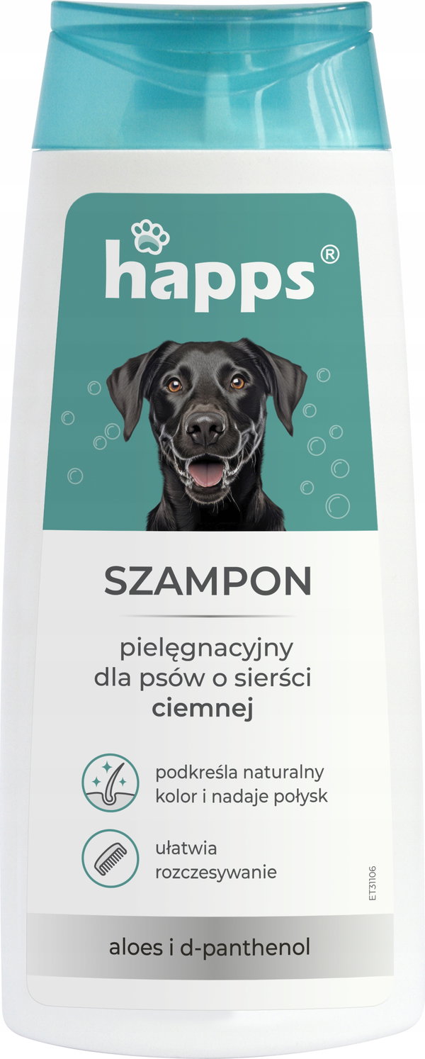 Happs Szampon dla psów o sierści ciemnej 200 ml