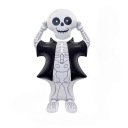 Balony foliowe na Halloween w kształcie szkieletu Kolor czarno-biały 122cm