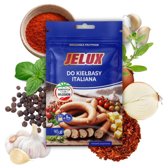 Jelux Mieszanka przypraw do kiełbasy italiana 95 g