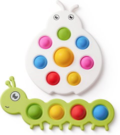 Pop It Zabawka Sensoryczna 2szt Gąsienica i Owad Bubble Fidget