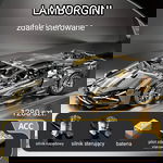 Klocki Technik 1280 szt - zdalnie sterowane auto Lamborgini 36cm