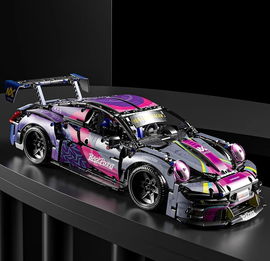 Klocki Technik zdalnie sterowane auto Porsche 911 RSR + pilot, 50cm
