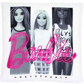Poduszka do spania dla dziecka Barbie 40x40 jasiek różowa kieszeń