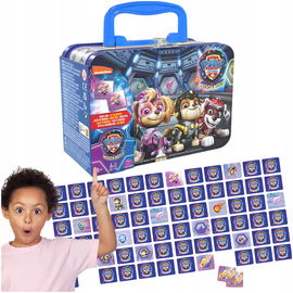 Gra Pamięciowa Edukacyjna Karciana Psi Patrol Walizka Karty Memory Chase