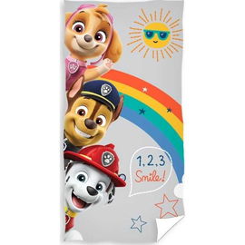 Ręcznik plażowy kąpielowy dla dzieci Psi Patrol 70x140 cm Chase Marshall