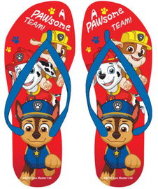 JAPONKI KLAPKI Psi Patrol PAW PATROL dla chłopca czerwone rozmiar 26/27