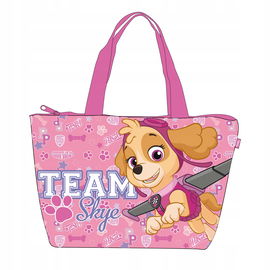 Torba plażowa duża na zamek na wycieczkę duza PSI PATROL SKYE różowa