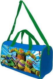 Torba sportowa podróżna na ramię basen Wojownicze Żółwie Ninja niebieska