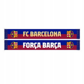 Szalik FC Barcelona Dwustronny Szal Kibica licencjonowany oficjalny Barca