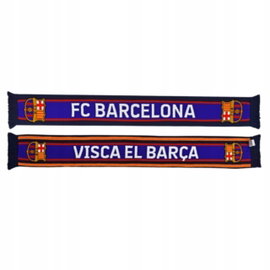 Szalik FC Barcelona Dwustronny Szal Kibica oficjalny Visca el Barca
