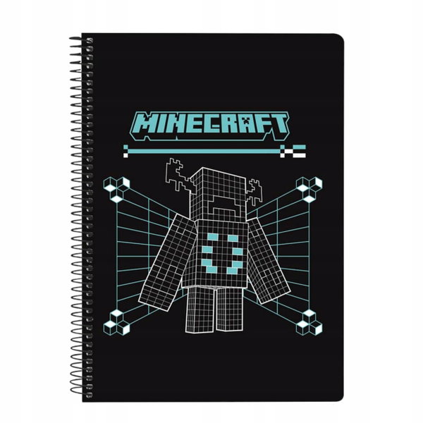 Zeszyt szkolny w kratkę dla chłopca A5 80 kratka Minecraft Screen do szkoły