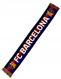 Szalik FC Barcelona 140 x 20 cm Szal Kibica Tkany Barca 2026/2027