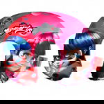 Poduszka podróżna Zagłówek Rogal Biedronka Miraculous LADYBUG