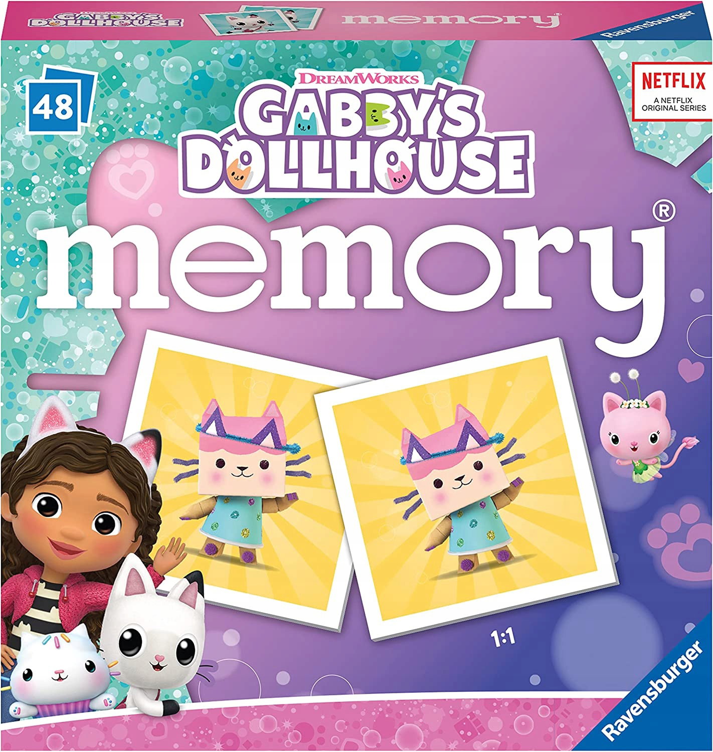 GRA KOCI DOMEK GABI MEMORY MEMO 48 KART | Taniey.PL