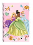 Zeszyt A4 80 Kartek w kratkę Szkolny Disney Księżniczki Princess Wyrywane