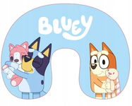 Zagłówek poduszka turystyczna podróżna dla dzieci rogal na szyję BLUEY