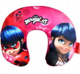 Poduszka podróżna rogal zagłówek na szyję Biedronka Miraculous LADYBUG