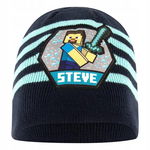 Czapka jesienna zimowa dziecięca dla chłopca Minecraft Steeve 52