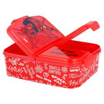 Śniadaniówka lunchbox pojemnik z przegródkami Spiderman z mini przegródkami