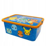 Pojemnik na Zabawki Pudełko do Przechowywania z Przykrywką Pokemon 13 L