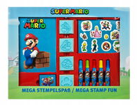 Stempelki Pieczątki zestaw dla dzieci stemple Super Mario naklejki Markery