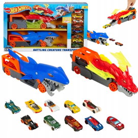 HOT WHEELS CITY TRANSPORTERY REKIN I SMOK + 10 AUTEK ZESTAW NA PREZENT