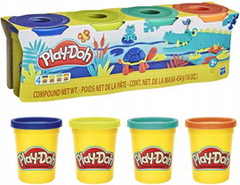 CIASTOLINA PLASTELINA PLAY DOH 4 KOLORY TUBY