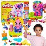 CIASTOLINA PLASTELINA PLAYDOH ZESTAW SALON FRYZJERSKI FRYZJER 6 TUB