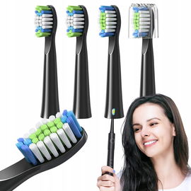 4x KOŃCÓWKI WYMIENNE DO SZCZOTECZKI SONICZNEJ FAIRYWILL E11 E10 E6 D7S